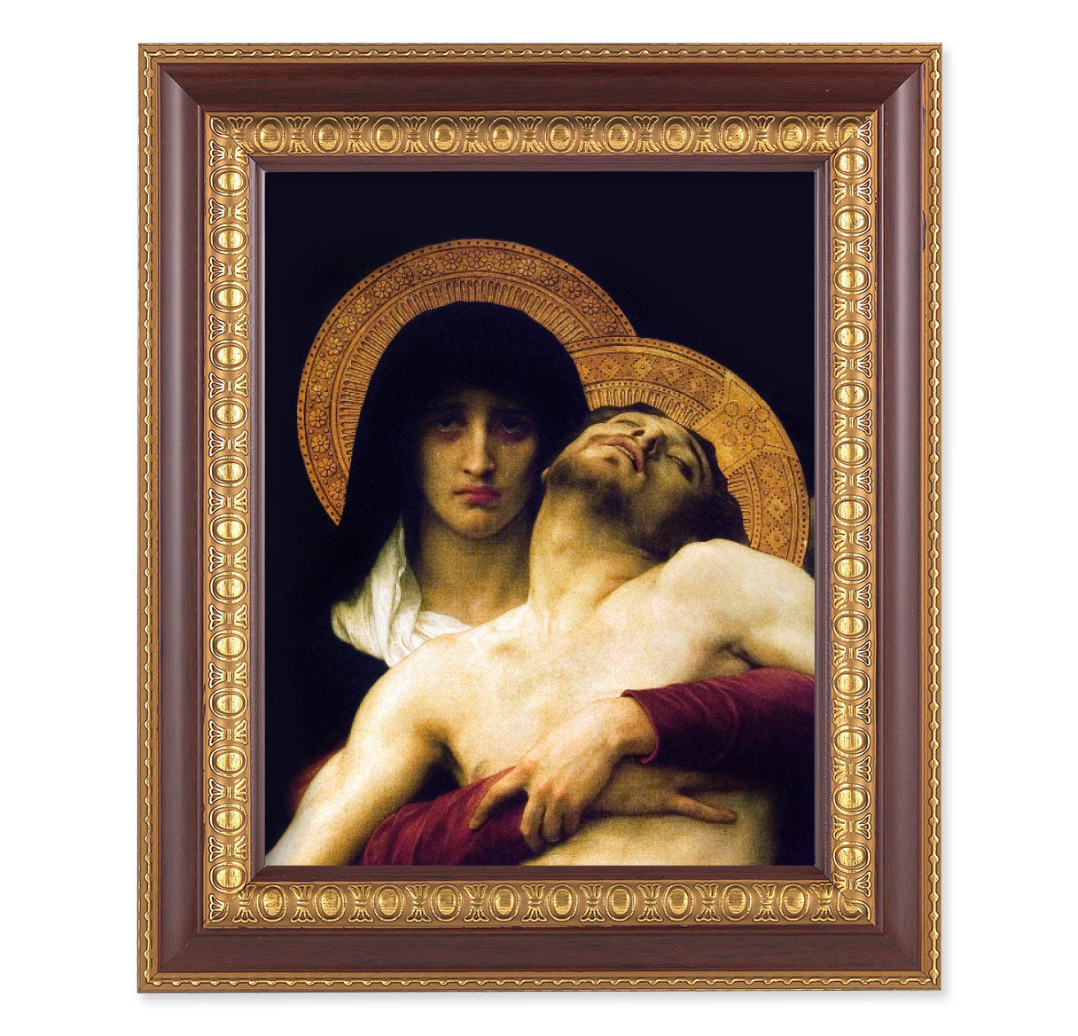 The Pieta Cherry Gold Framed Art