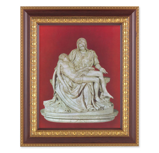 The Pieta Cherry Gold Framed Art