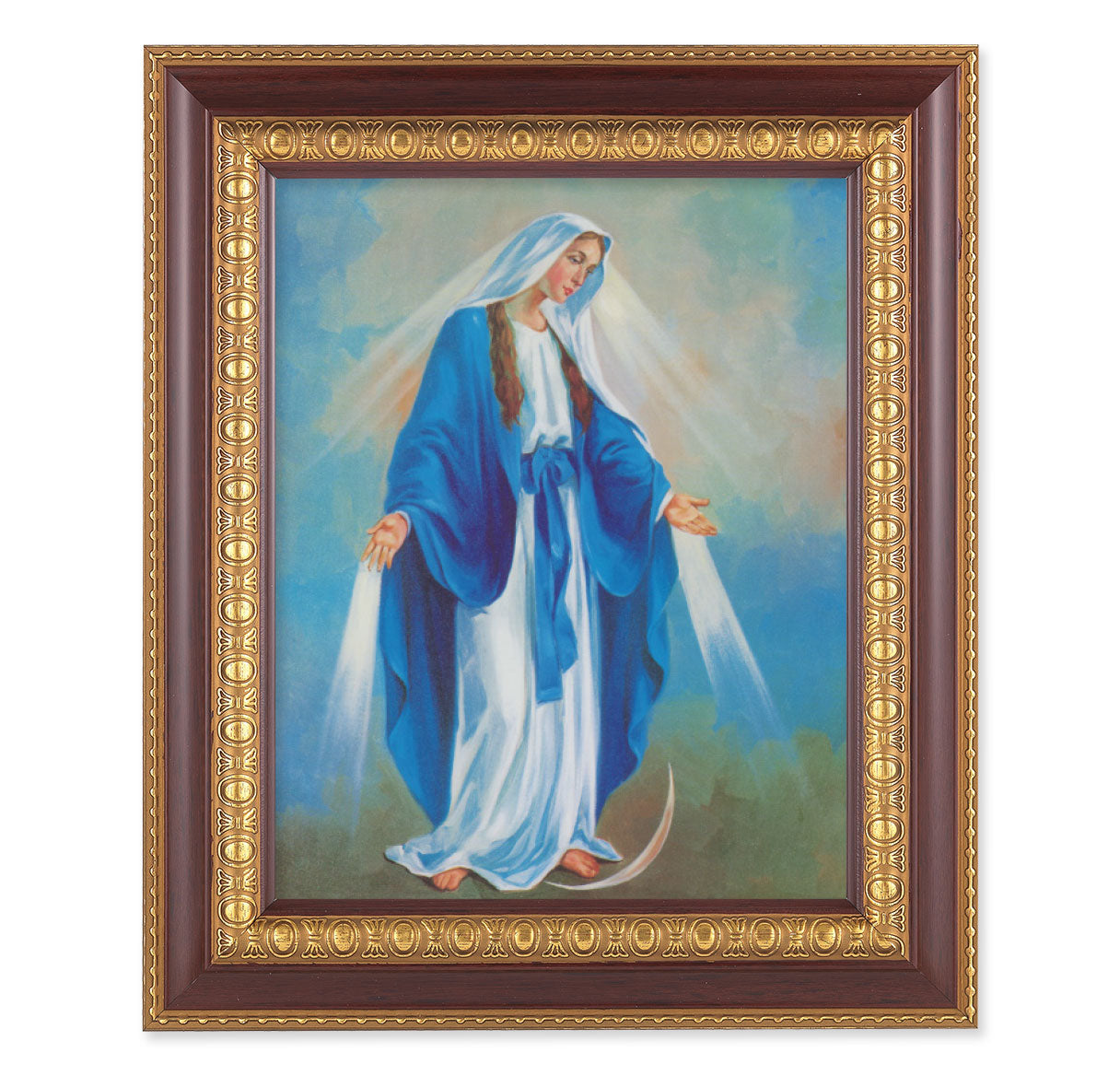 Our Lady of Grace Cherry Gold Framed Art