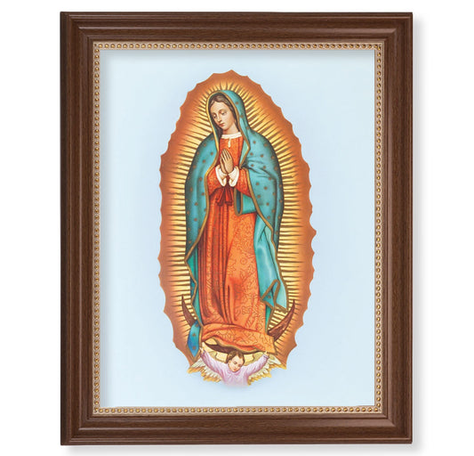 Our Lady of Guadalupe Dark Walnut Framed Art