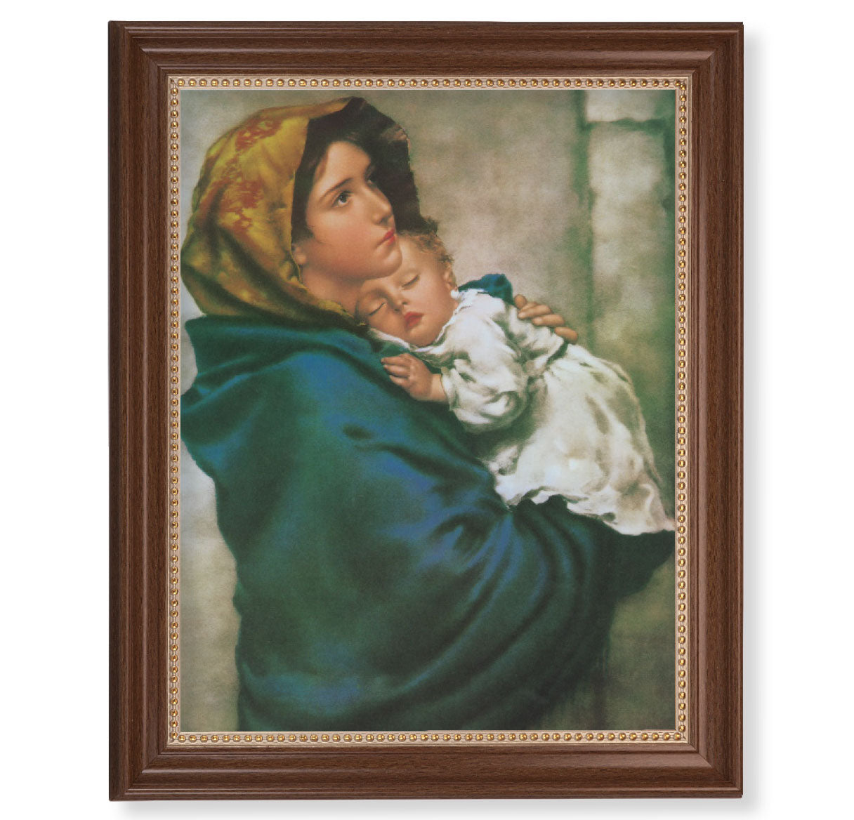 Madonna of the Street Dark Walnut Framed Art