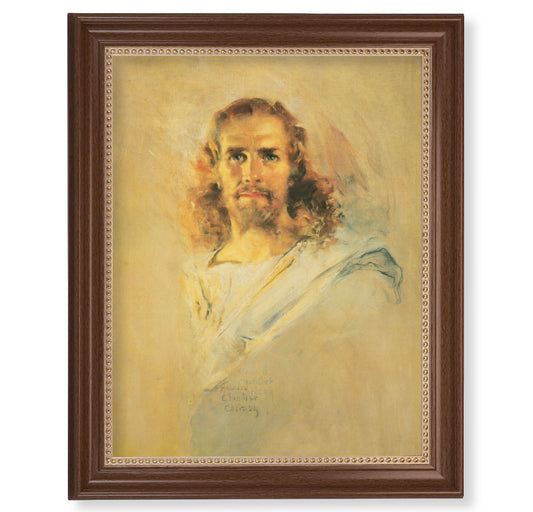 Our Lord Dark Walnut Framed Art