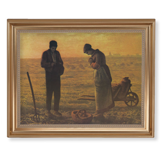 The Angelus Gold Framed Art