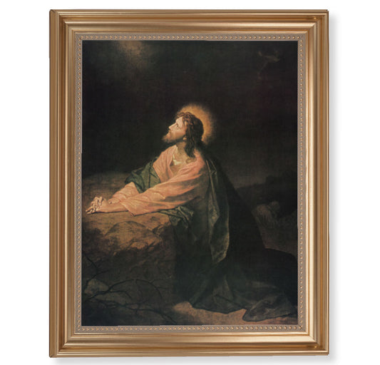 Gethsemane Gold Framed Art
