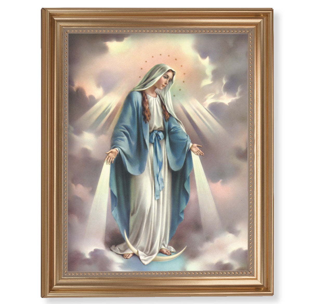 Our Lady of Grace Gold Framed Art