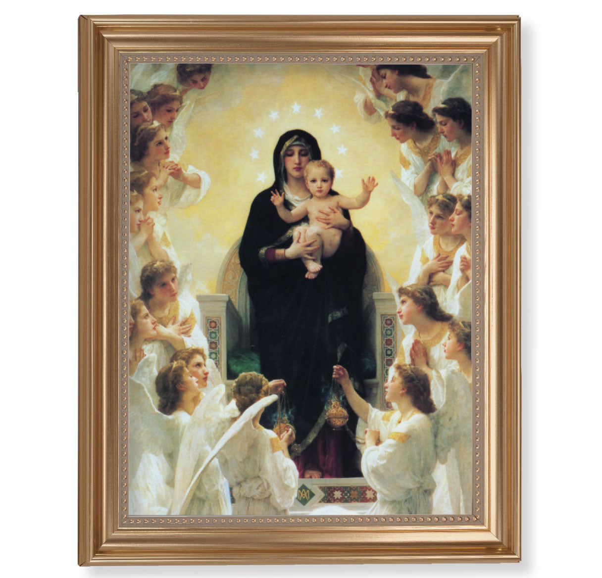 Queen of the Angels Gold Framed Art