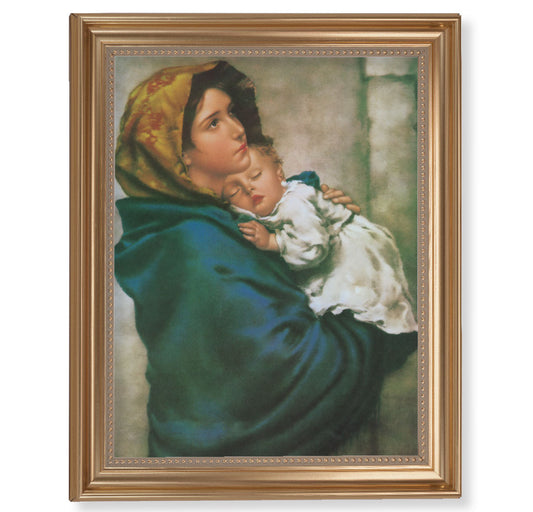 Madonna of the Street Gold Framed Art
