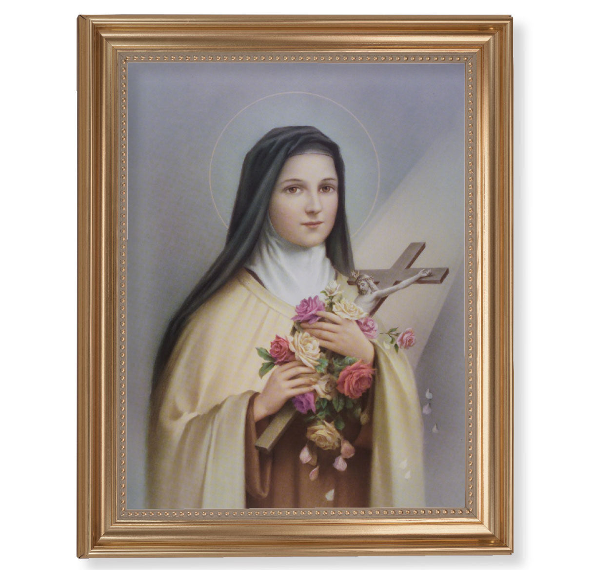 St. Therese Gold Framed Art