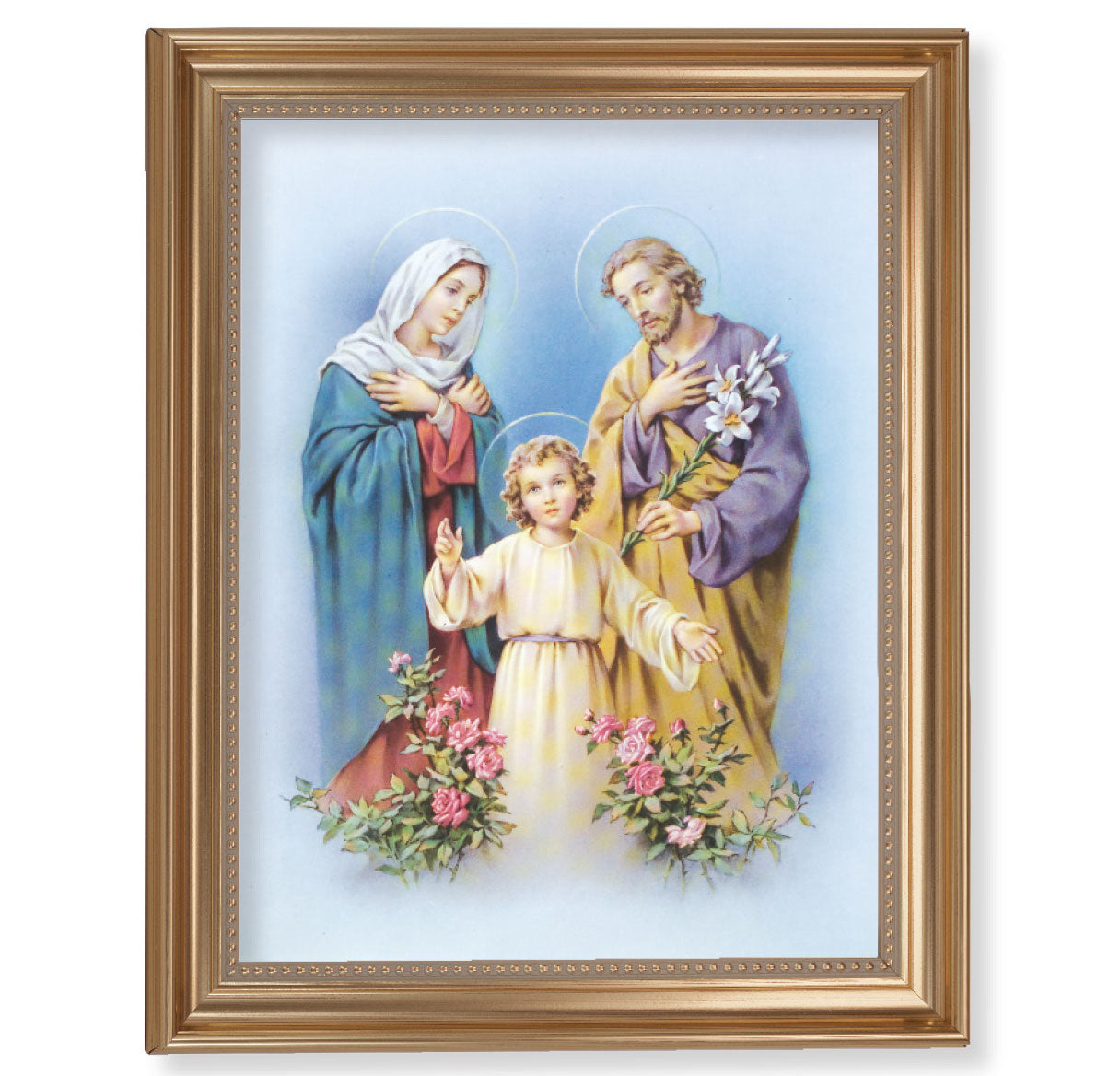 Holy Family Gold Framed Art