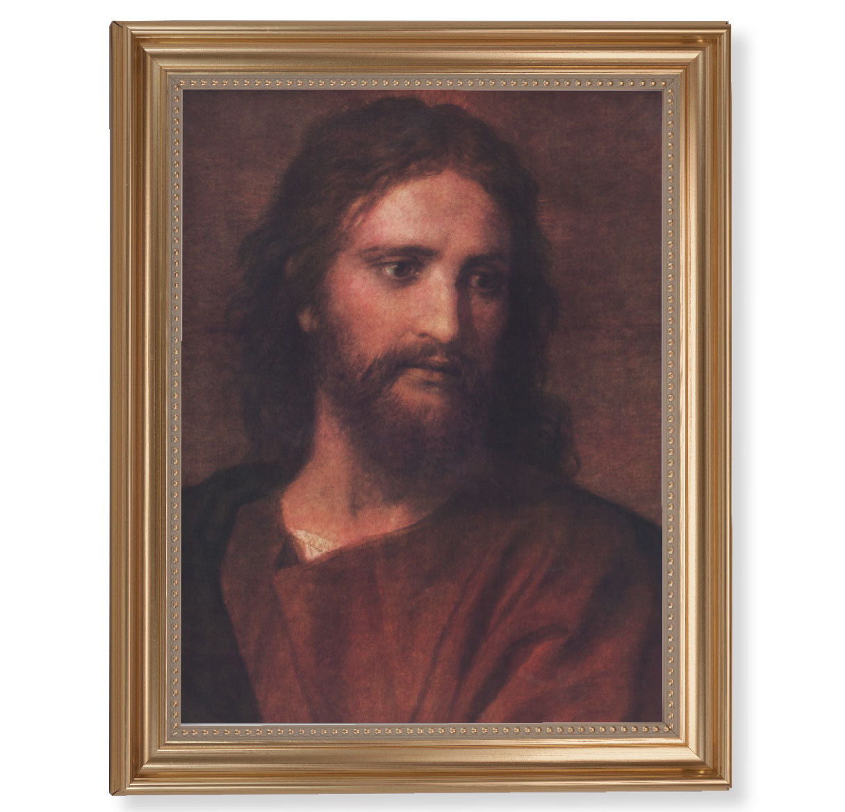 Christ at 33 Gold Framed Art
