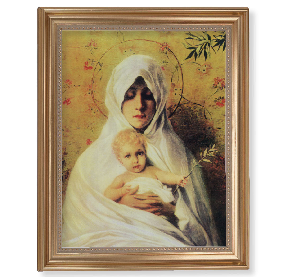 Our Lady of the Palm Gold Framed Art
