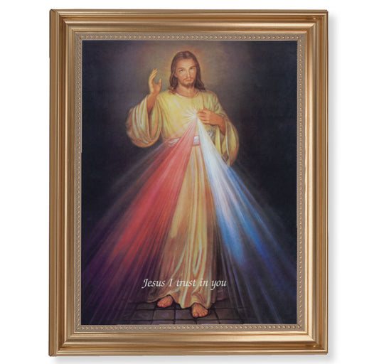 Divine Mercy Gold Framed Art