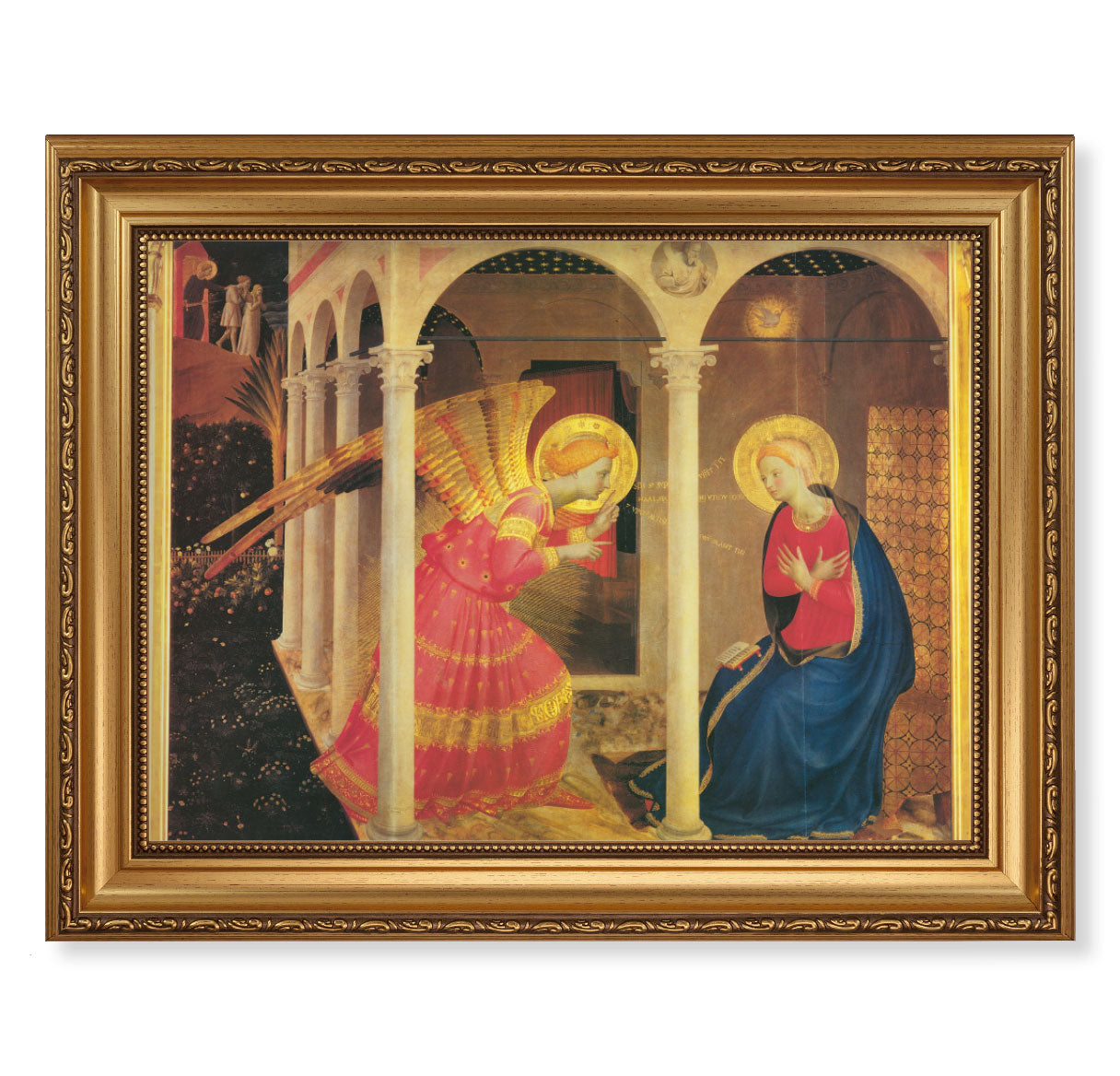 The Annunciation Antique Gold Framed Art