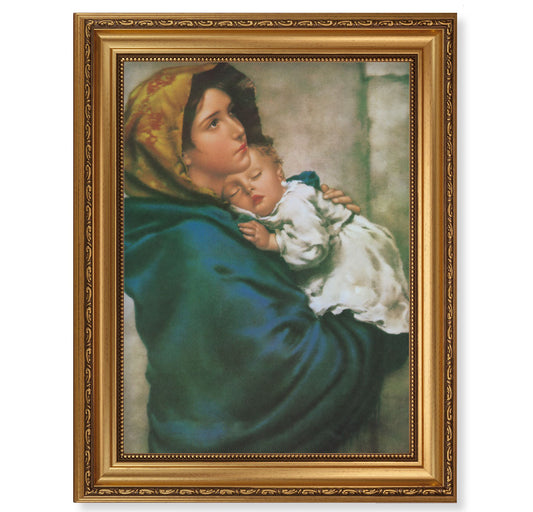 Madonna of the Street Antique Gold Framed Art