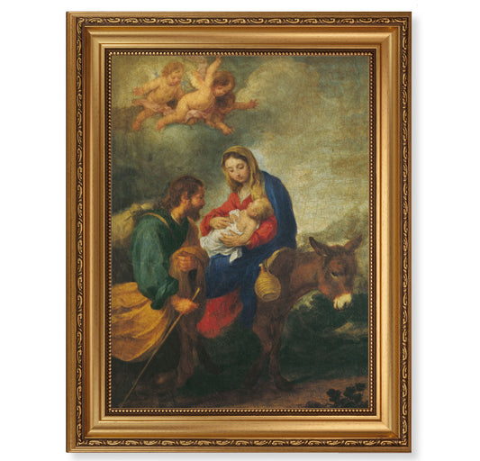 Flight into Egypt Antique Gold Framed Art