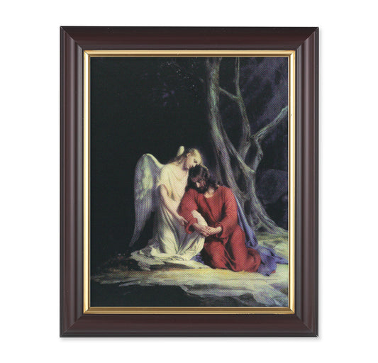Agony in the Garden Walnut Framed Art