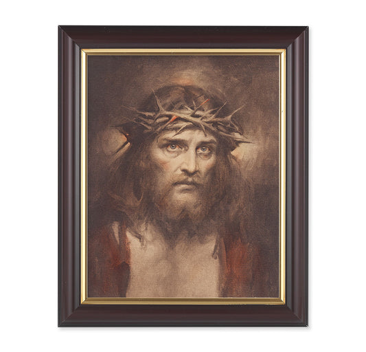 Ecce Homo Walnut Framed Art
