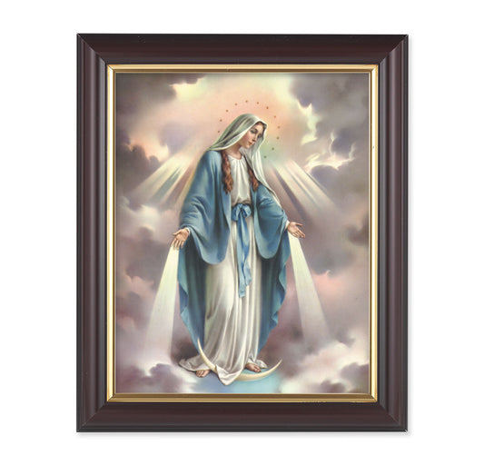 Our Lady of Grace Walnut Framed Art