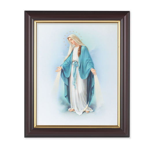 Our Lady of Grace Walnut Framed Art