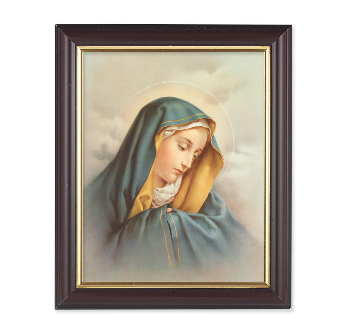 Our Lady of Sorrows Walnut Framed Art