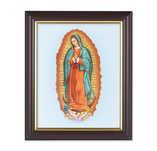 Our Lady of Guadalupe Walnut Framed Art