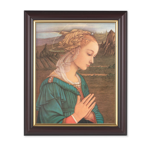 Madonna Walnut Framed Art