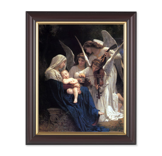 Heavenly Melody Walnut Framed Art