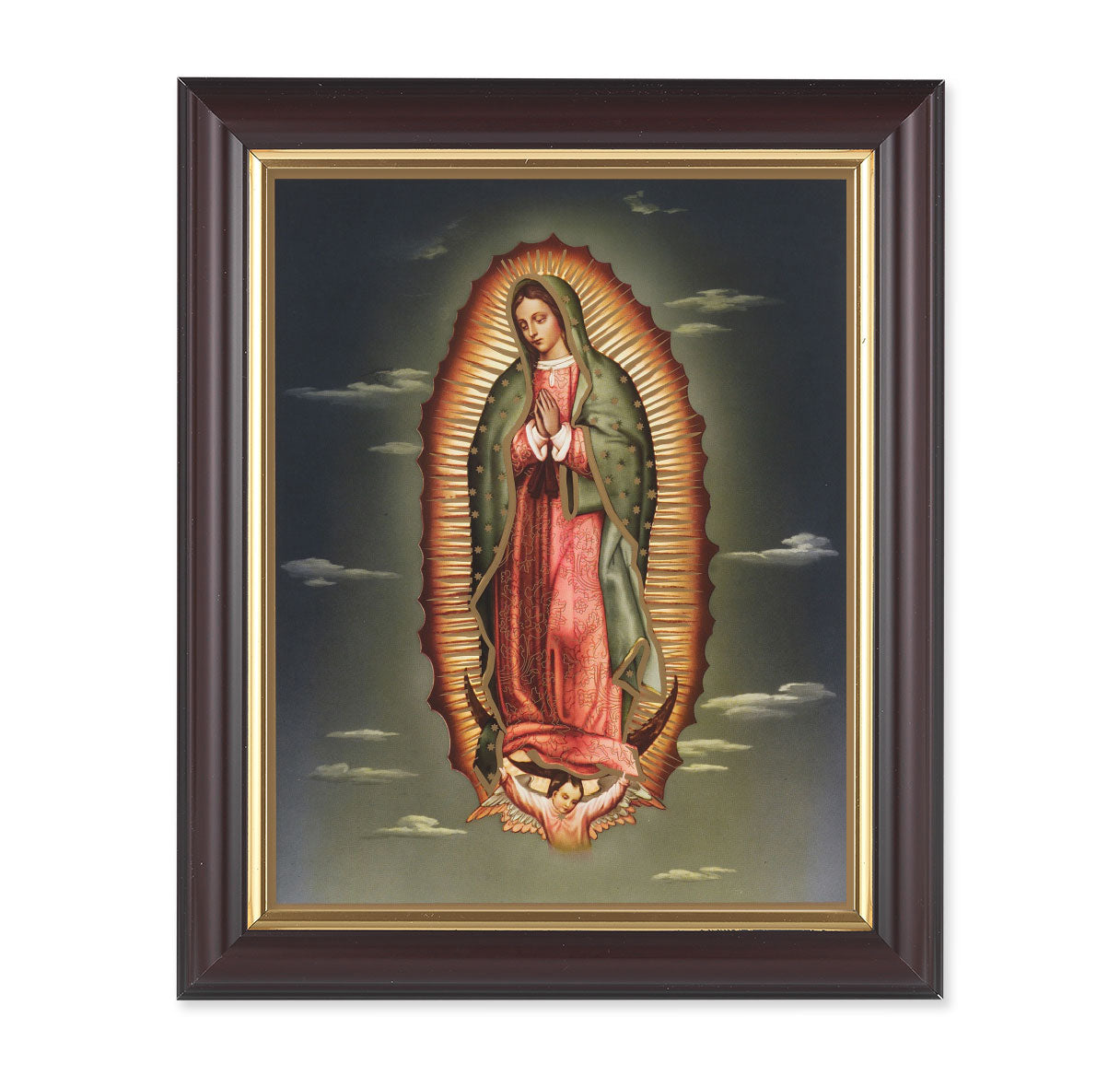 Our Lady of Guadalupe Walnut Framed Art