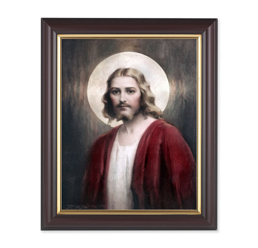 Confide in Me Walnut Framed Art