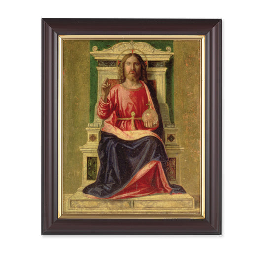 The King of Heaven Walnut Framed Art