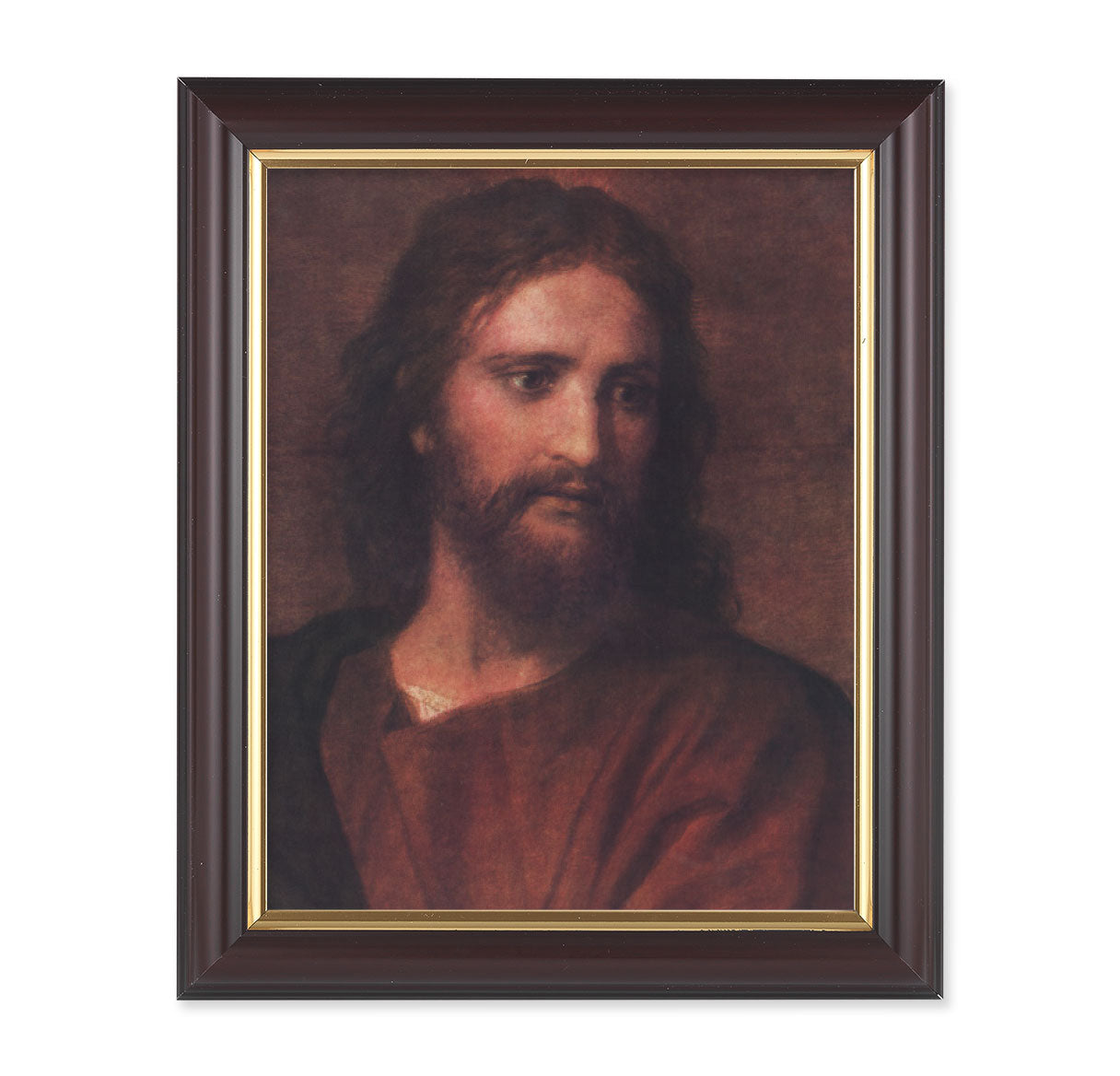 Christ at 33 Walnut Framed Art