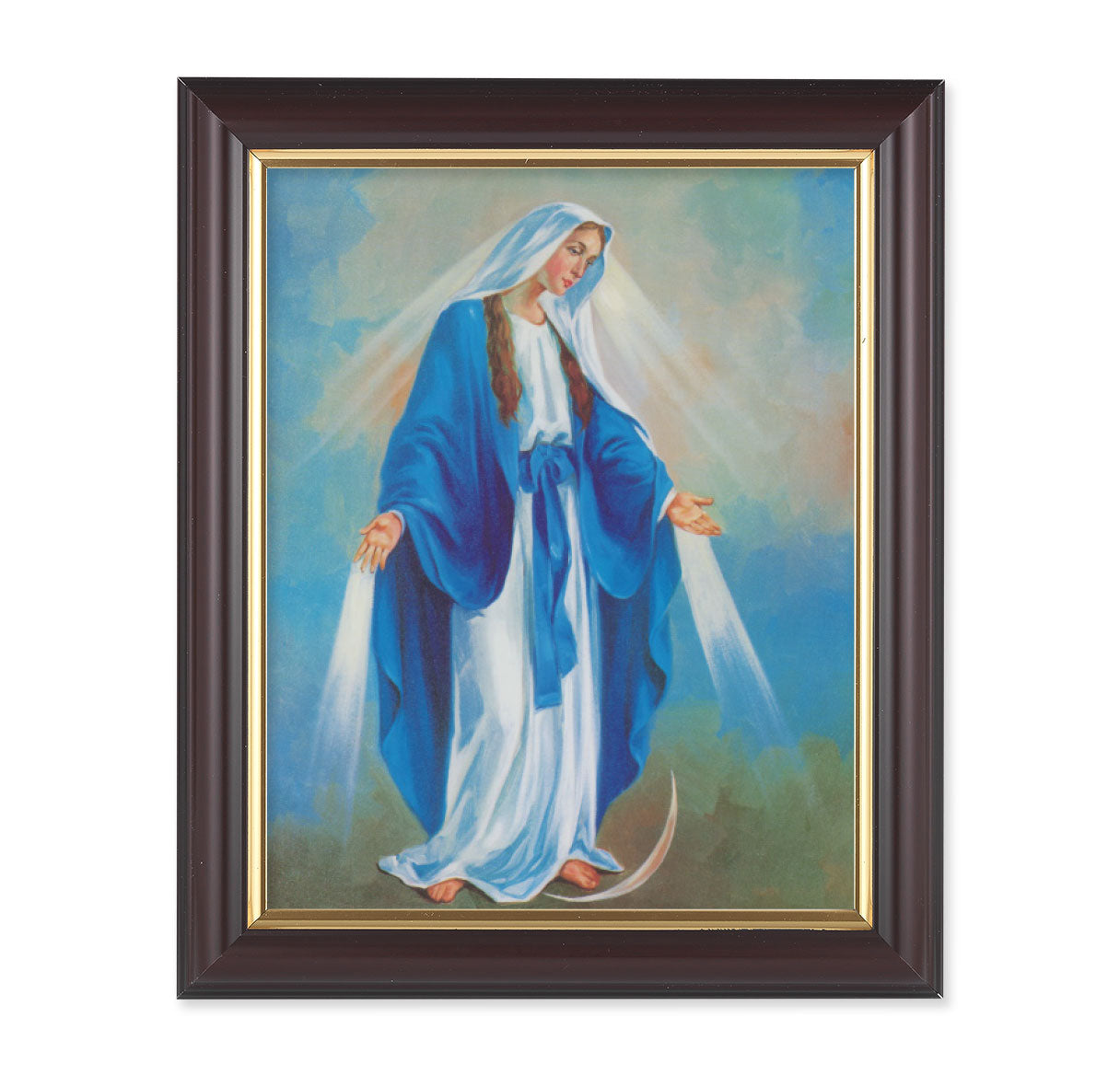 Our Lady of Grace Walnut Framed Art
