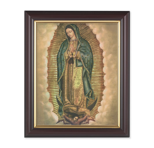 Our Lady of Guadalupe Walnut Framed Art