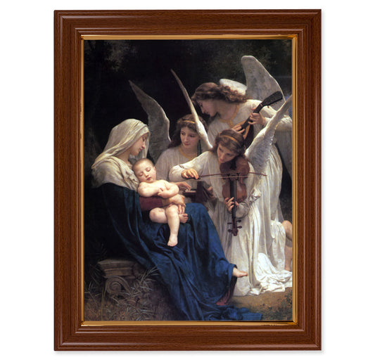 Heavenly Melody Walnut Finish Framed Art