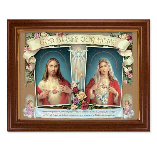 House Blessing - SHJ and IMH Walnut Finish Framed Art