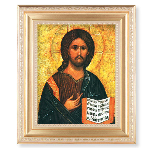 Christ The Teacher Gold Framed Art
