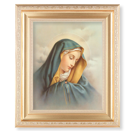 Our Lady of Sorrows Gold Framed Art