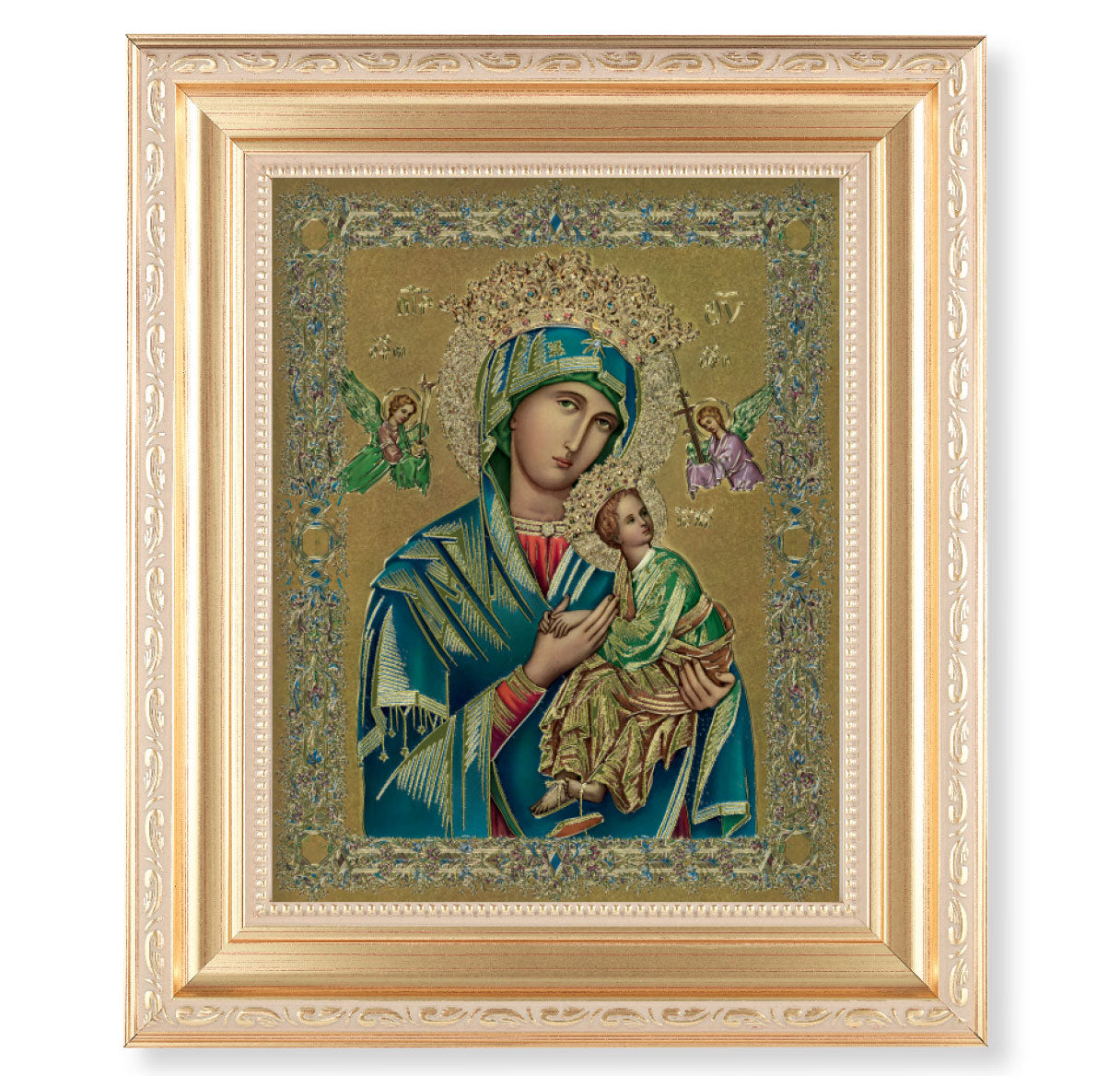 Our Lady of Perpetual Help Gold Framed Art