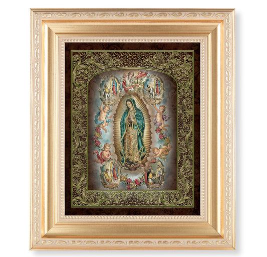 Our Lady of Guadalupe Gold Framed Art