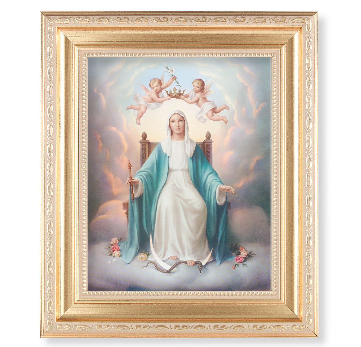 Queen of Heaven Gold Framed Art