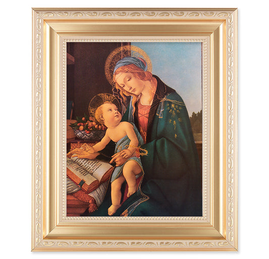 Madonna and Child Gold Framed Art