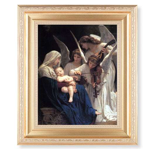 Heavenly Melody Gold Framed Art
