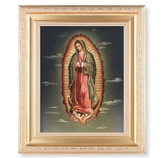 Our Lady of Guadalupe Gold Framed Art