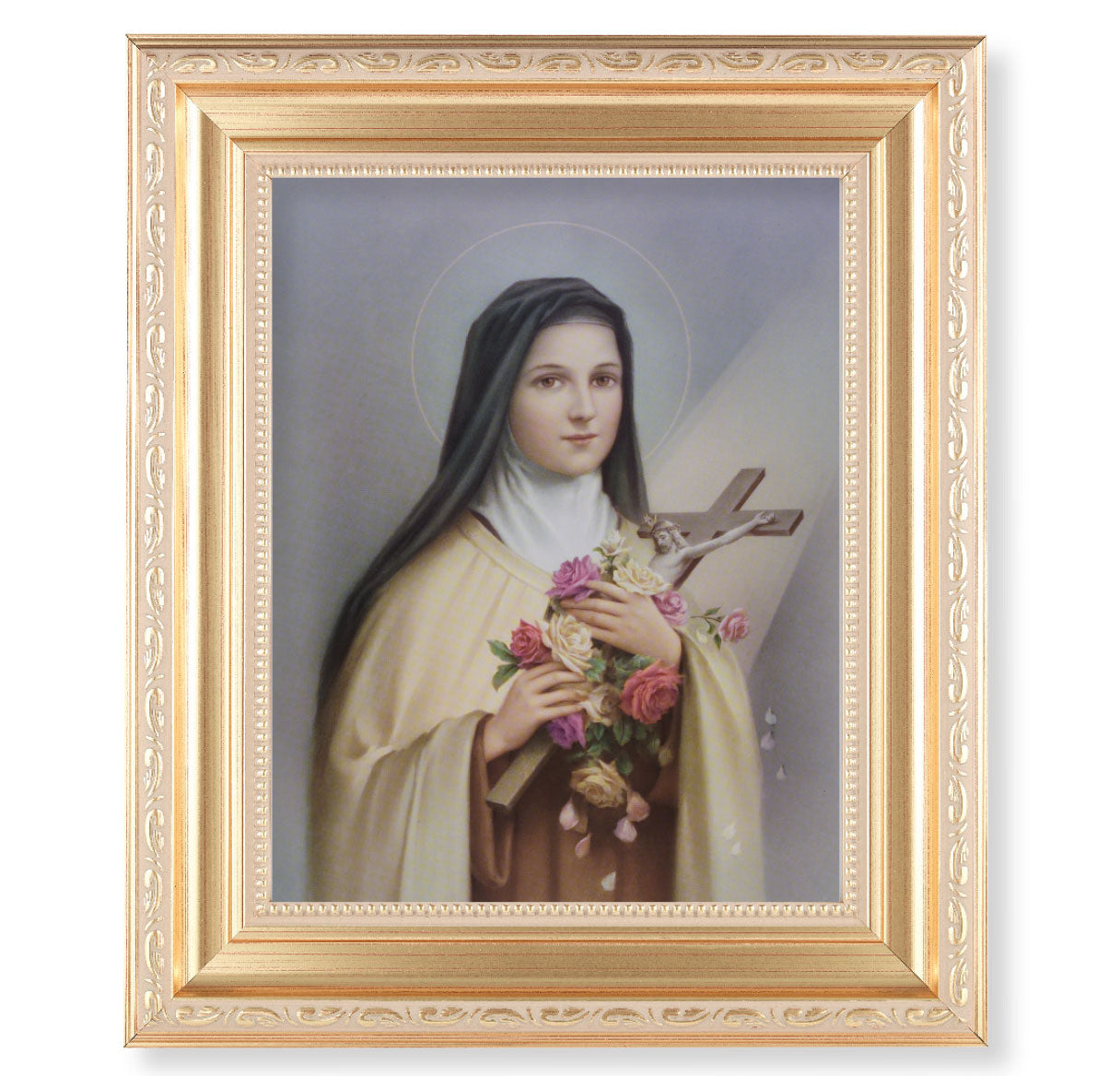St. Therese Gold Framed Art
