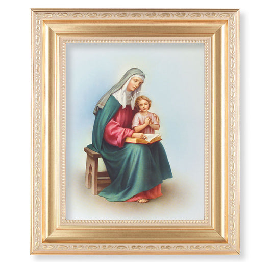 St. Anne Gold Framed Art