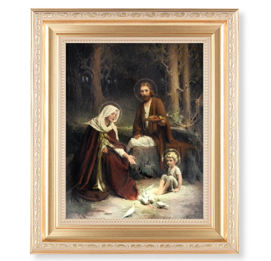 Holy Family Gold Framed Art