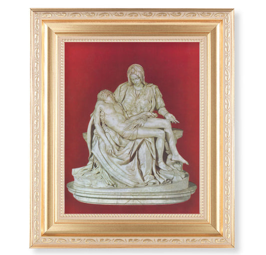 The Pieta Gold Framed Art