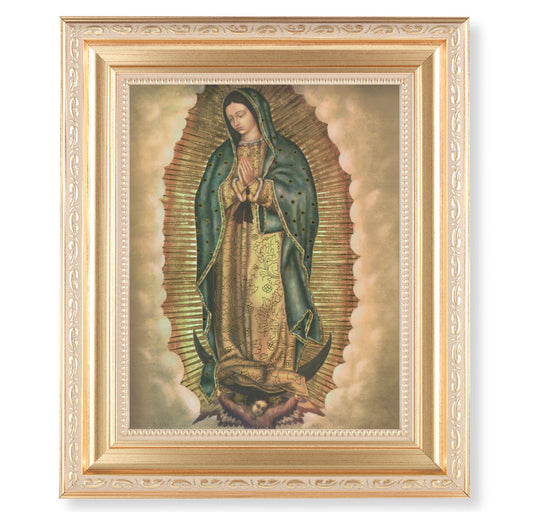 Our Lady of Guadalupe Gold Framed Art
