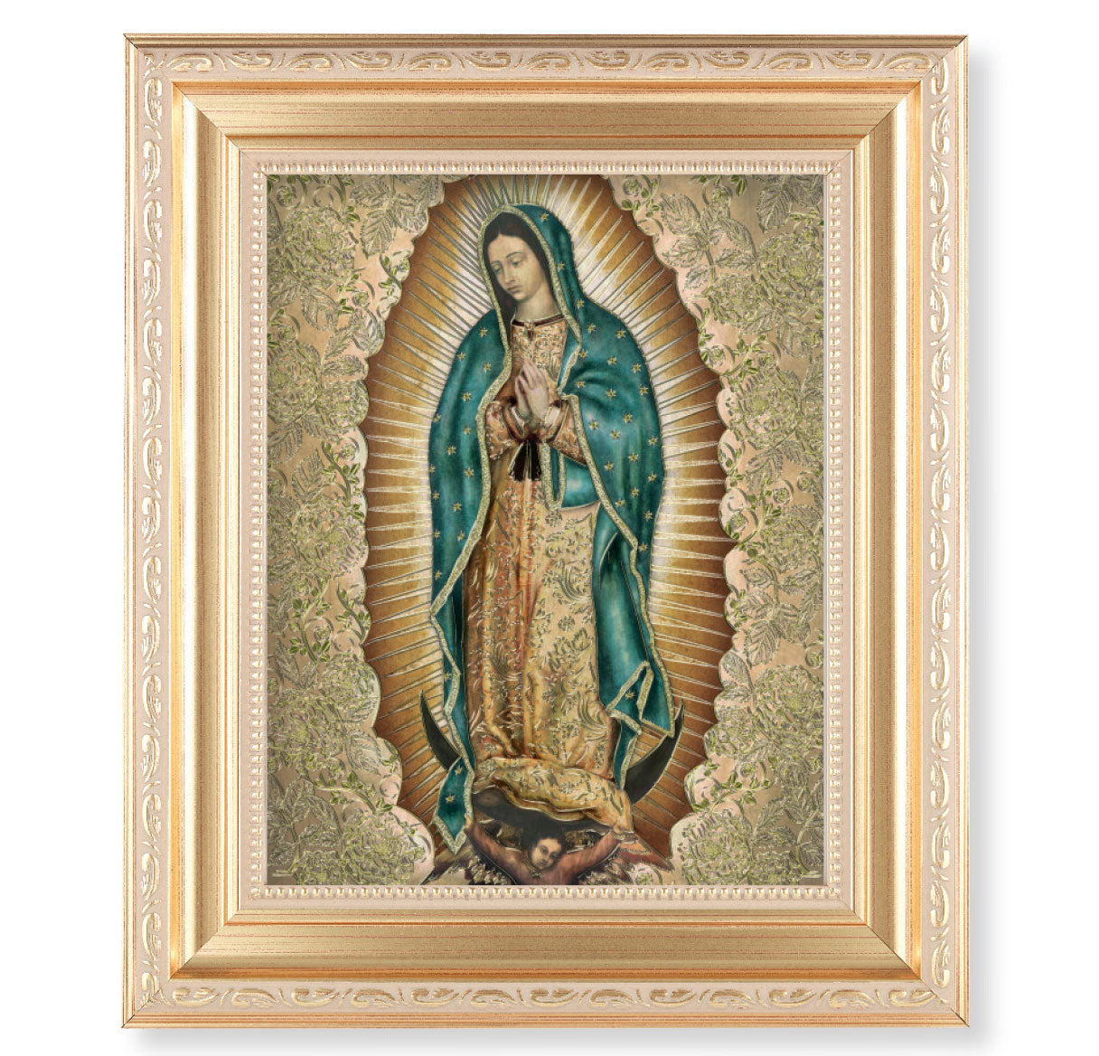 Our Lady of Guadalupe Gold Framed Art