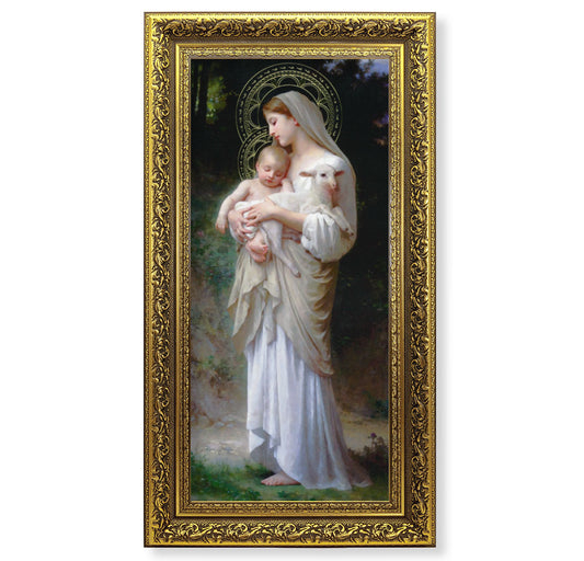 Divine Innocence Gold-Leaf Framed Art